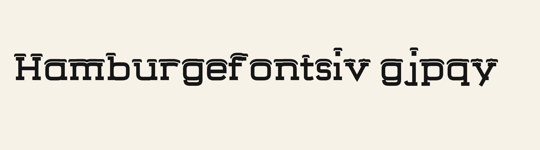 Frost Slab lowercase specimen