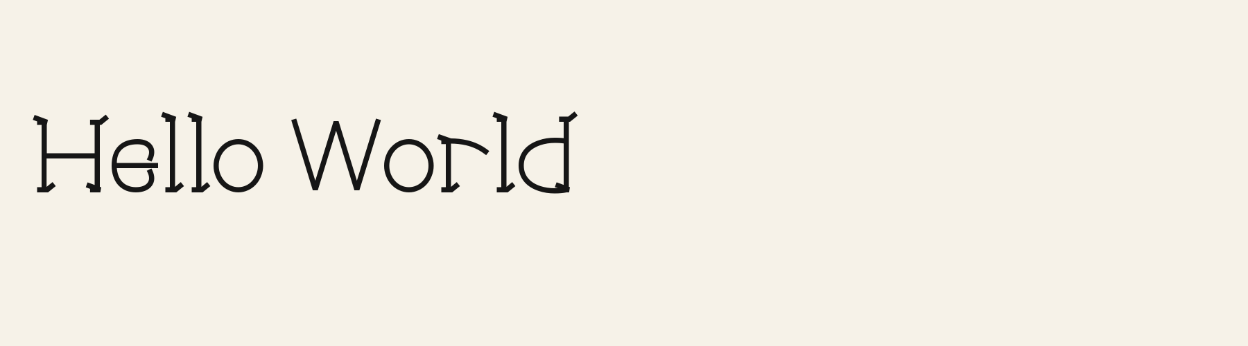 Canted Cup Serif cover specimen