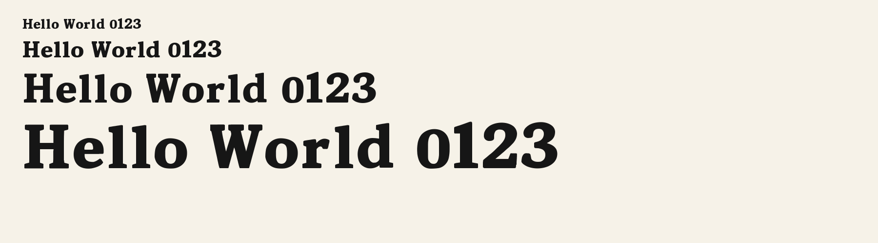 Brush Shelf Slab sizes specimen