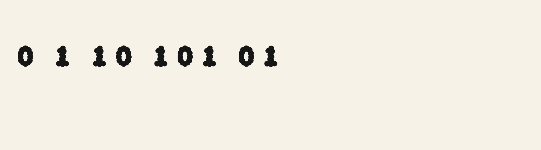Bubble Cloud Lobed numbers specimen