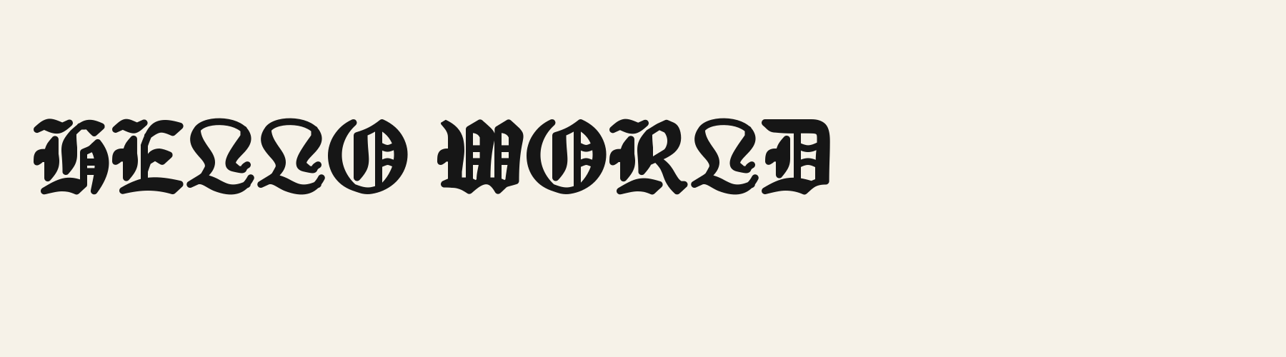 Vigil Blackletter cover specimen