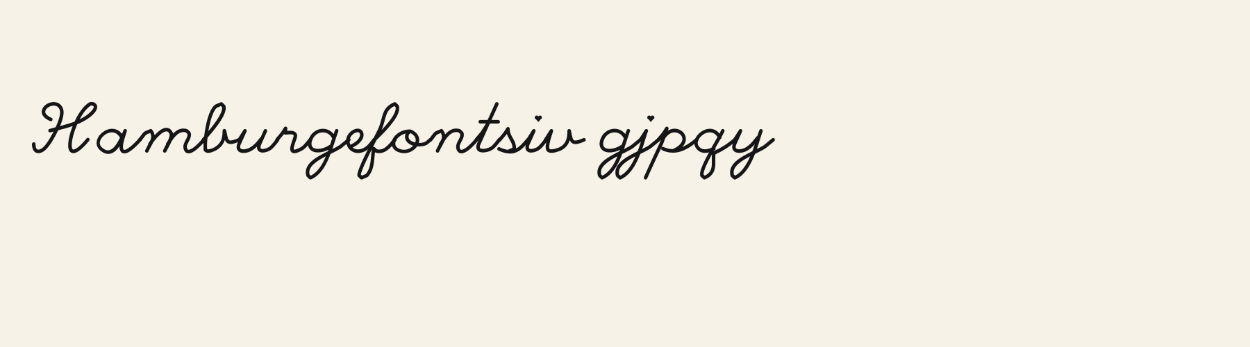 Lovenote Script lowercase specimen