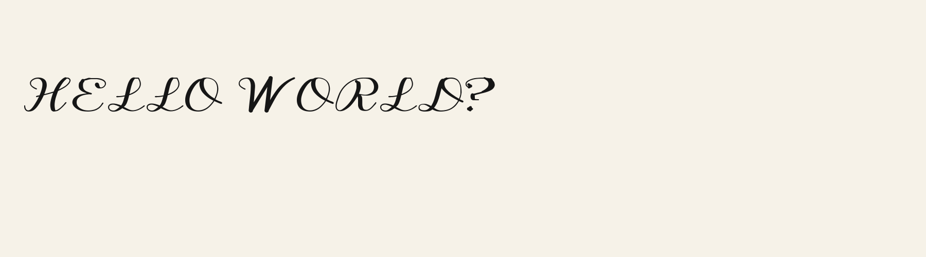 Noel Copper pangram specimen
