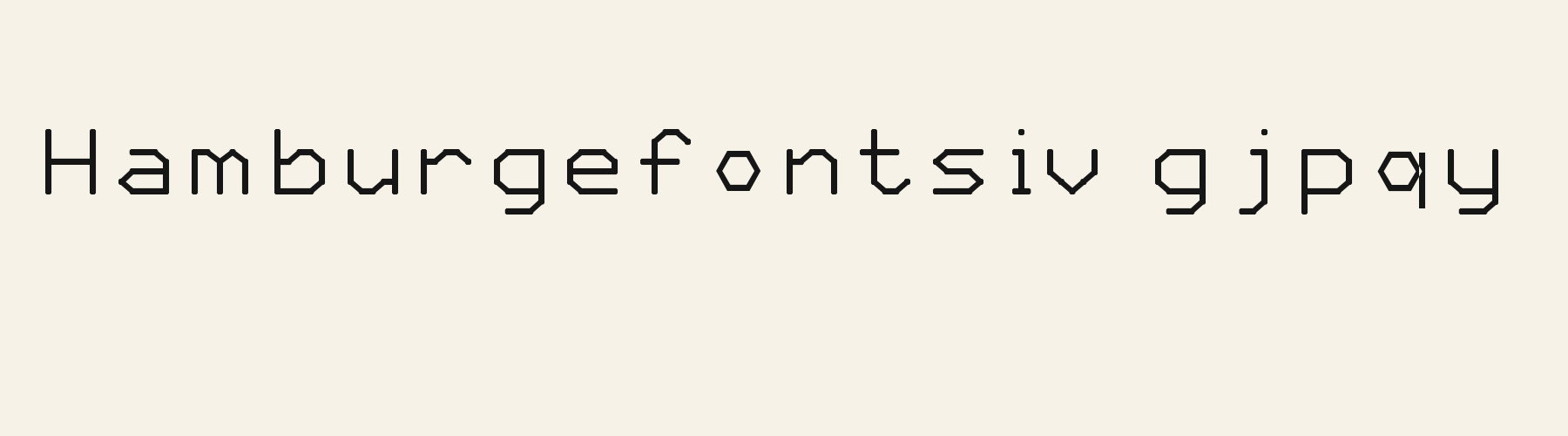 Geo Hex Grotesk lowercase specimen