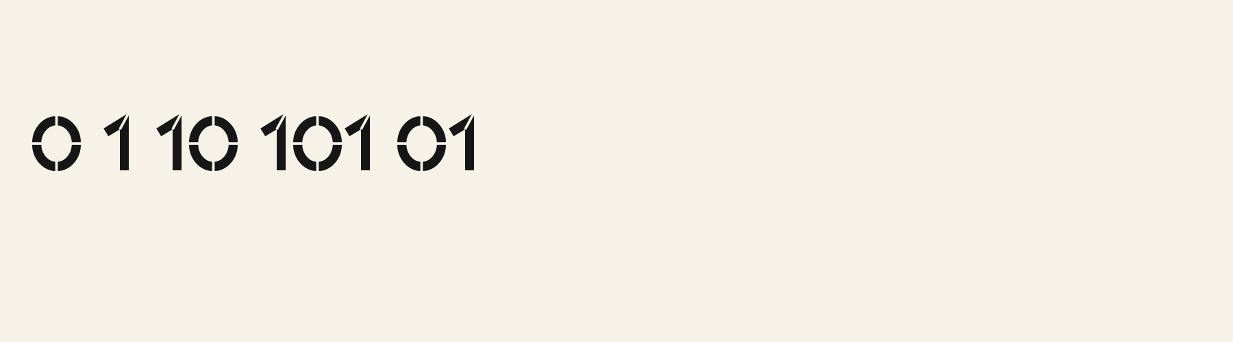 Garrison Stencil numbers specimen