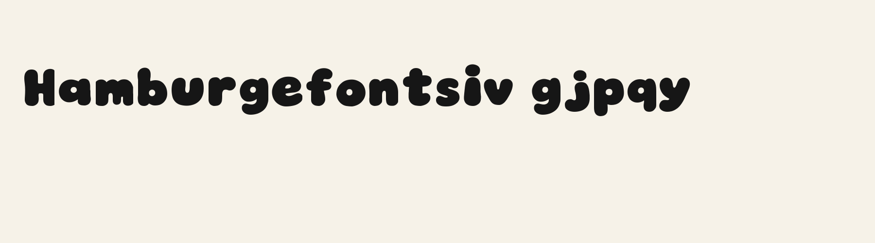 Graffiti Inflated Solid lowercase specimen