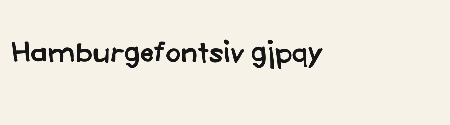 Panel Comic lowercase specimen