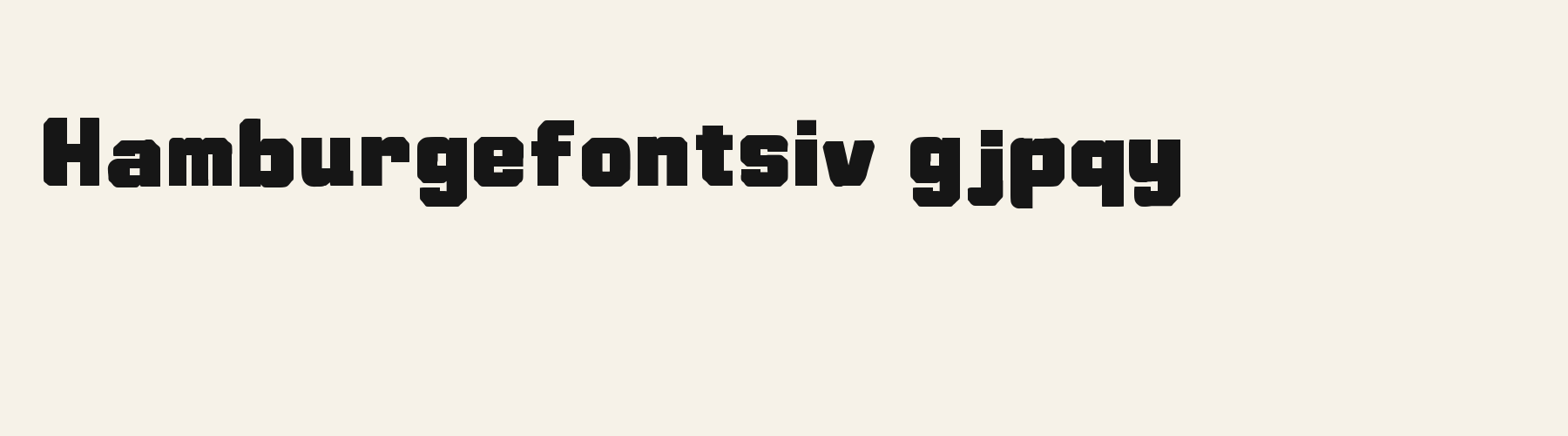 Graffiti Block Heavy lowercase specimen