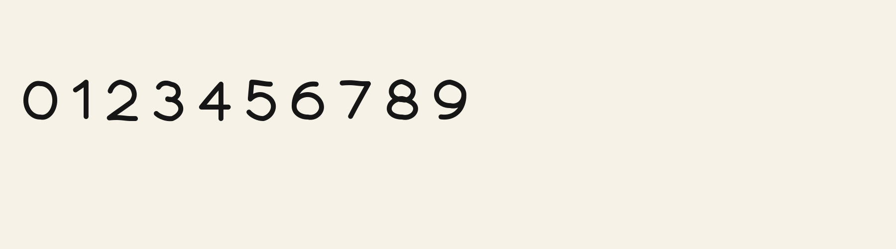 Radial Junction Sans numbers specimen