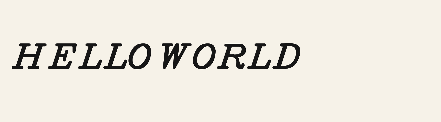 Parlor Serif cover specimen