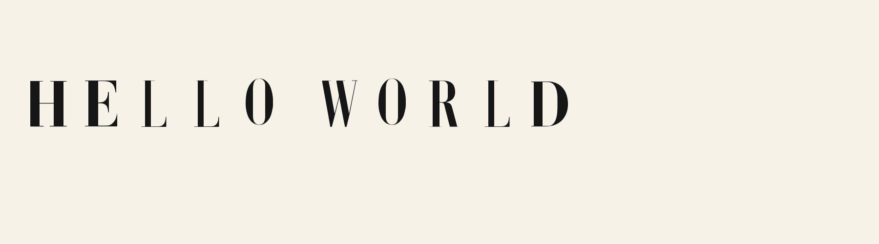 Serif Didone Fashion cover specimen