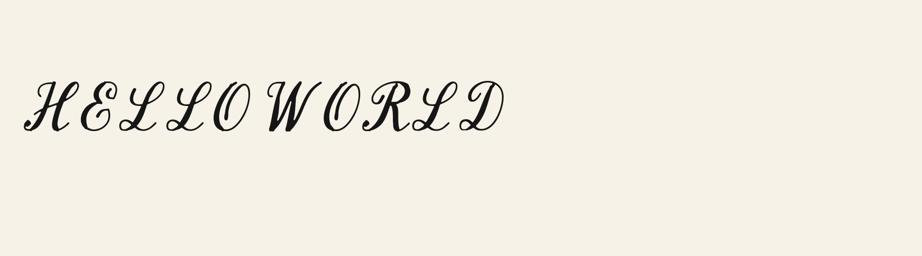 Soiree Script cover specimen