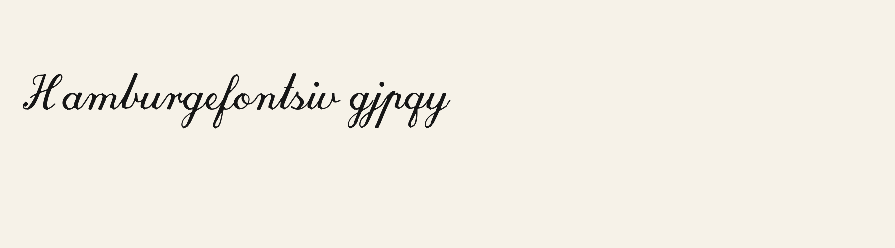 Soiree Script lowercase specimen