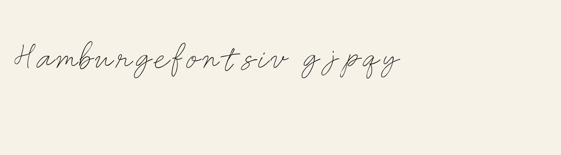 Script Monoline Loop lowercase specimen