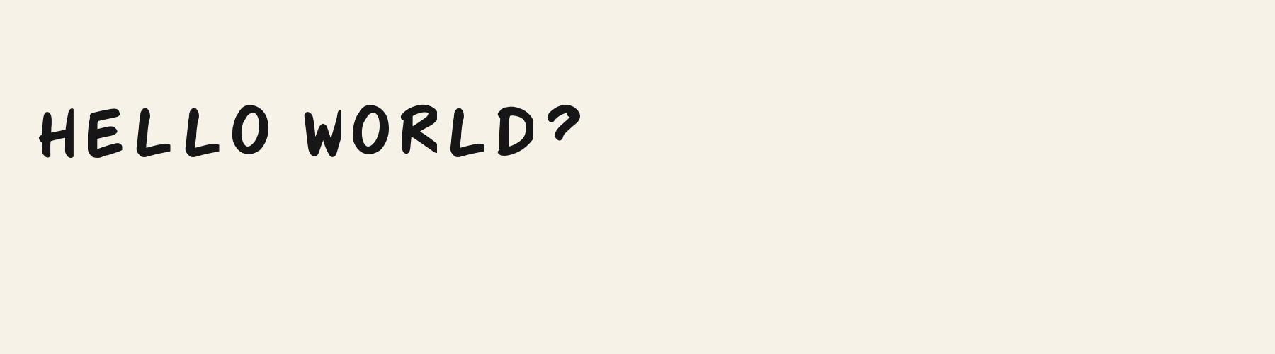 Marker Quick pangram specimen