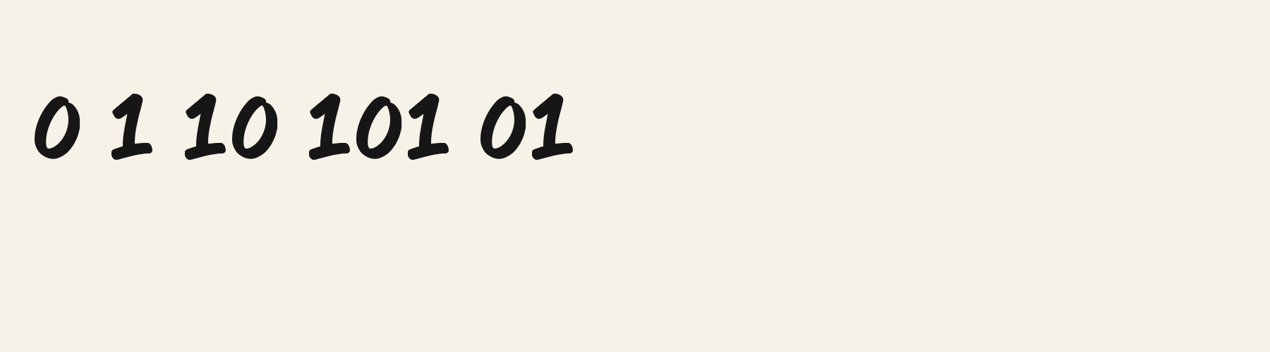 Marker Quick numbers specimen