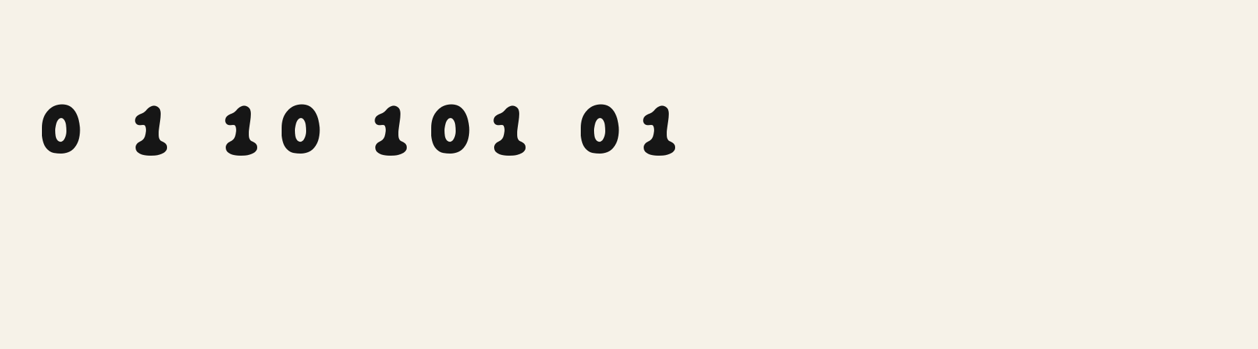 Bubble Gel Wobble numbers specimen