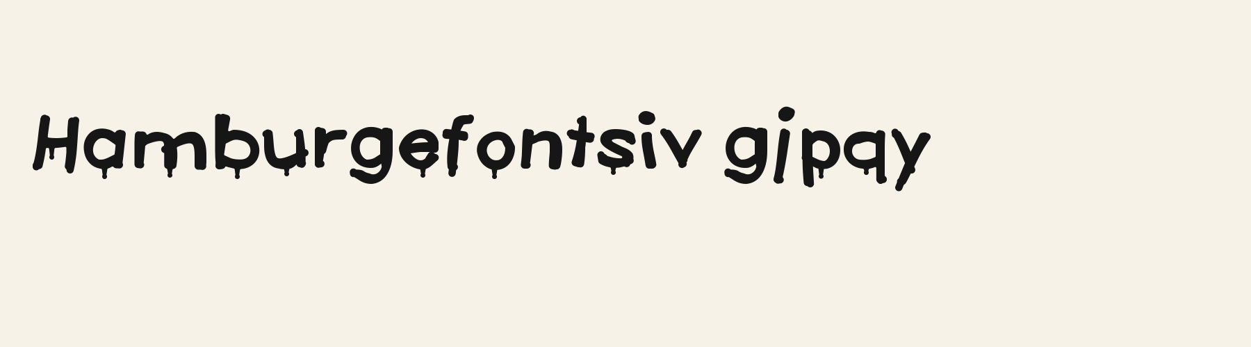Spooky Print lowercase specimen