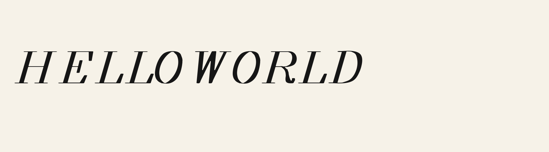 Salon Italic cover specimen