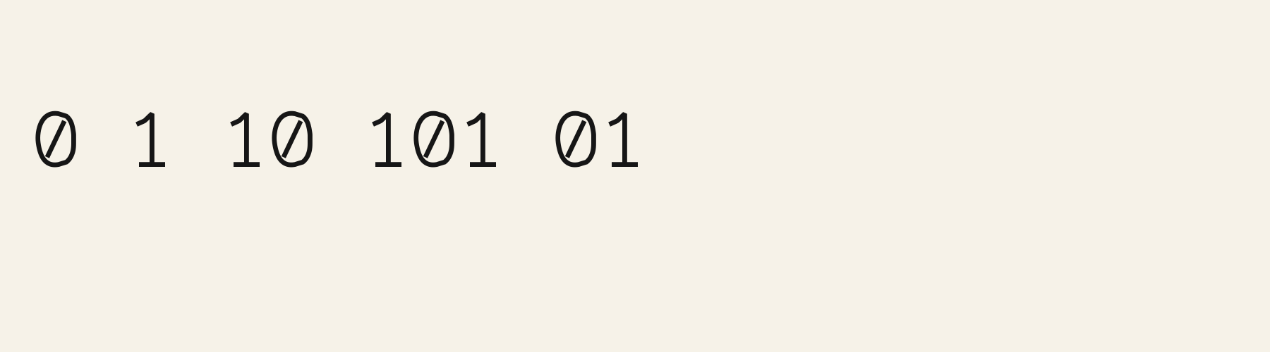 Kernel Mono numbers specimen