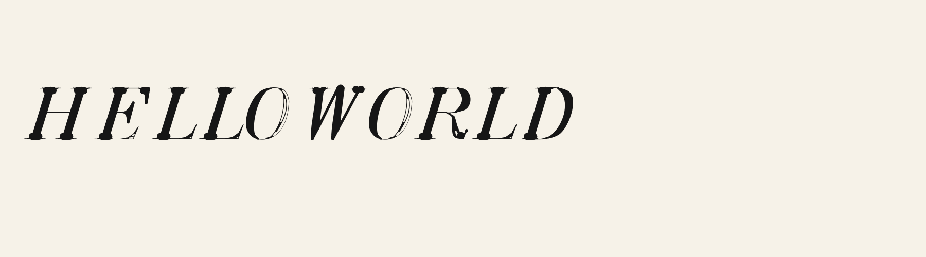Pointe Italic cover specimen