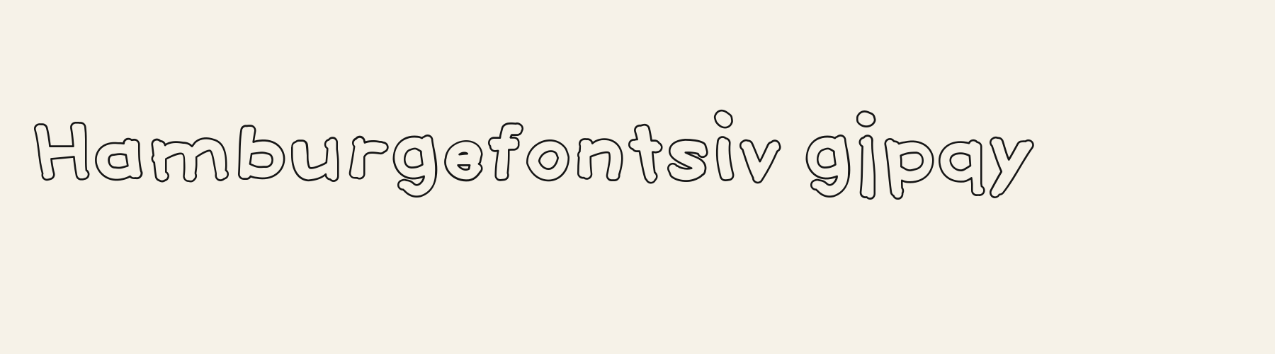 Sidekick Outline lowercase specimen