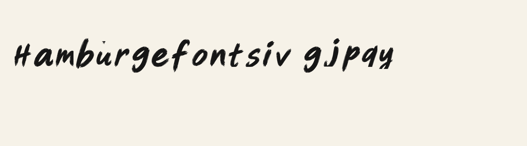 Brush Note Casual lowercase specimen
