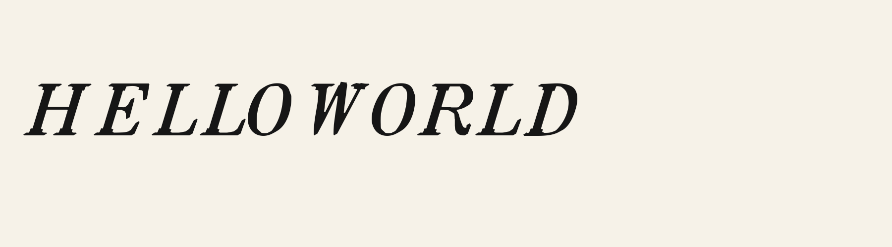 Quest Italic cover specimen