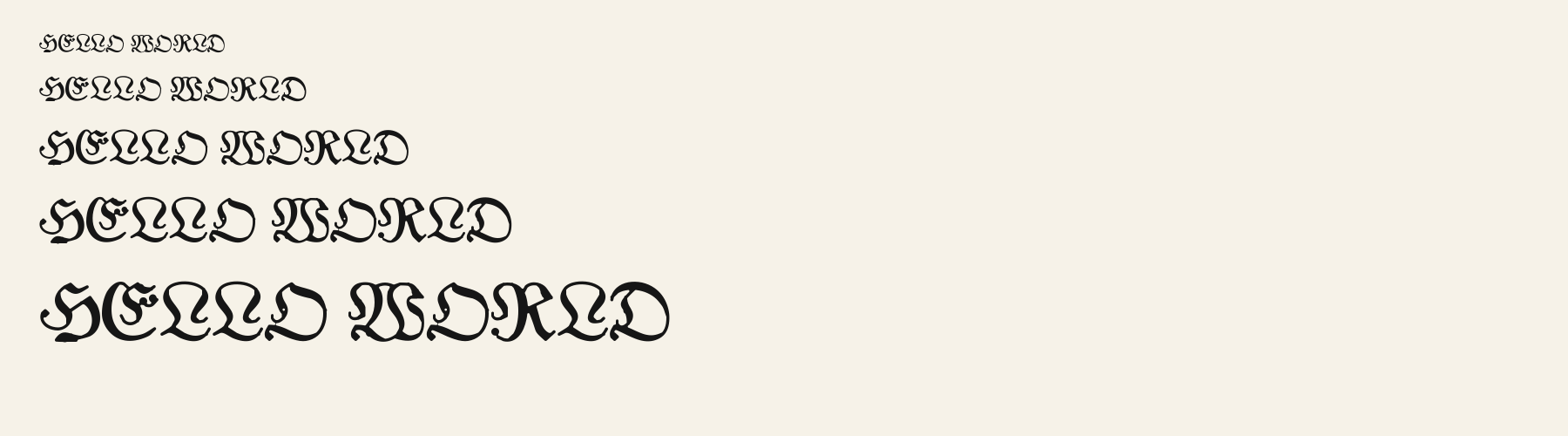 Margrave Fraktur waterfall specimen