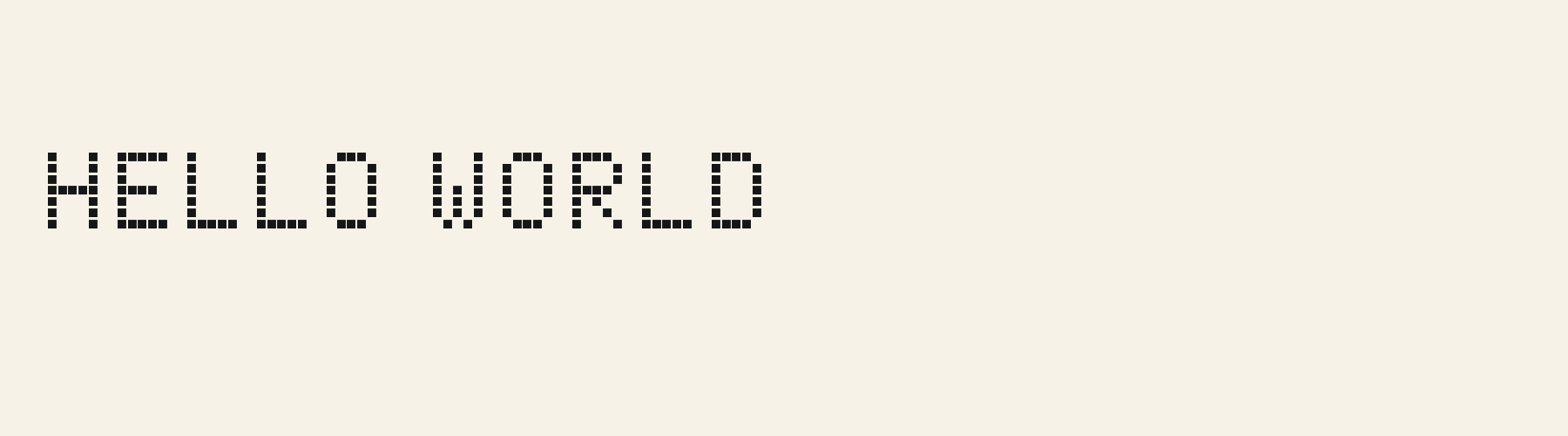 Pixel Console Square cover specimen