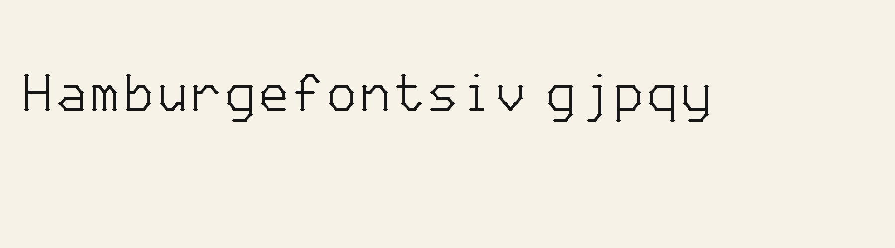 Mono Typewriter Slab lowercase specimen