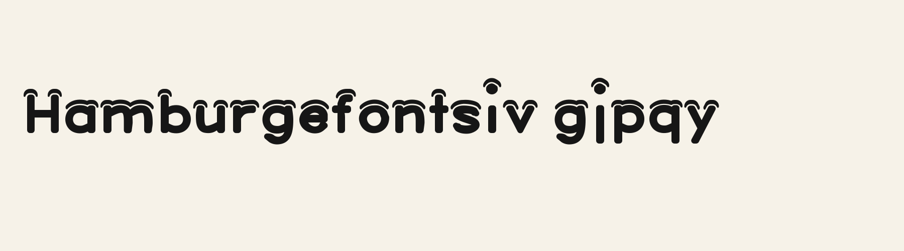 Frosty Duplex lowercase specimen