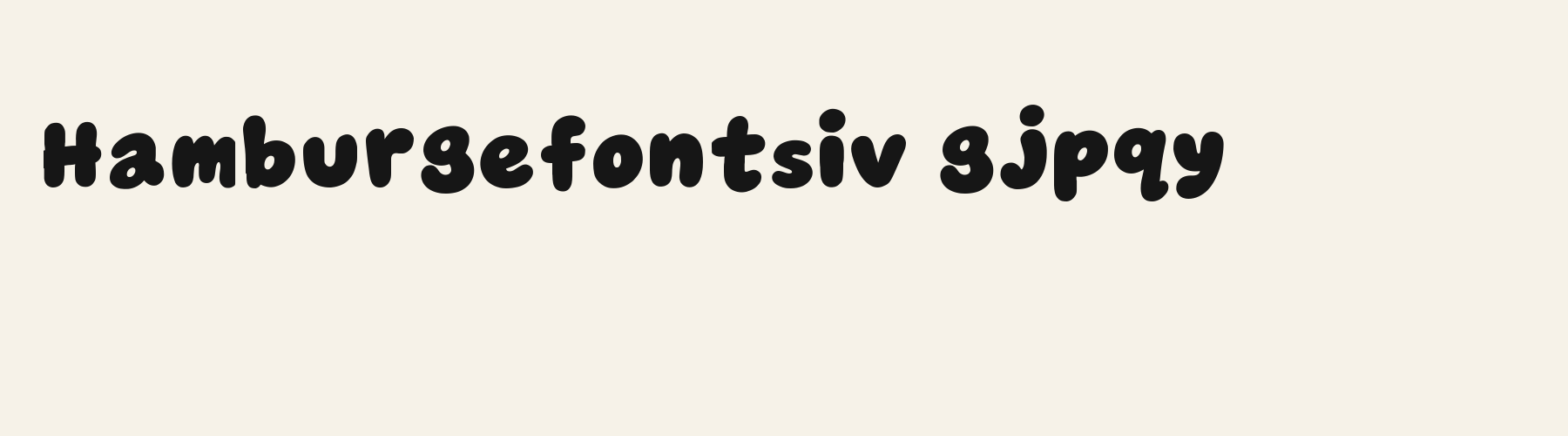 Bubble Sticker Smile lowercase specimen