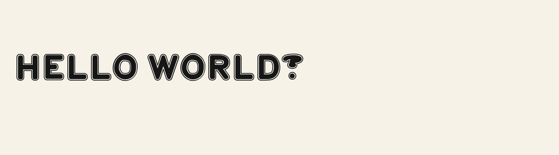 League Sans pangram specimen