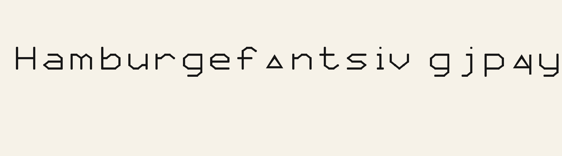 Geo Triangle Aperture lowercase specimen
