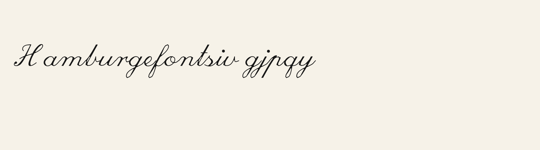 Notary Script lowercase specimen