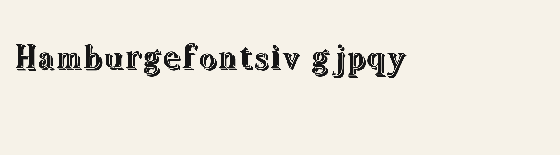 Deco Fan Serif 3d lowercase specimen