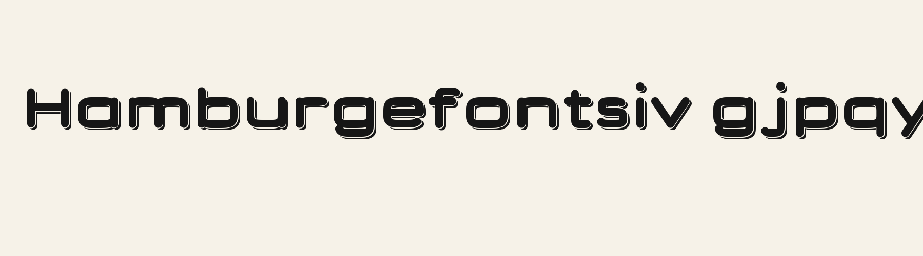 Sunset Shadow lowercase specimen
