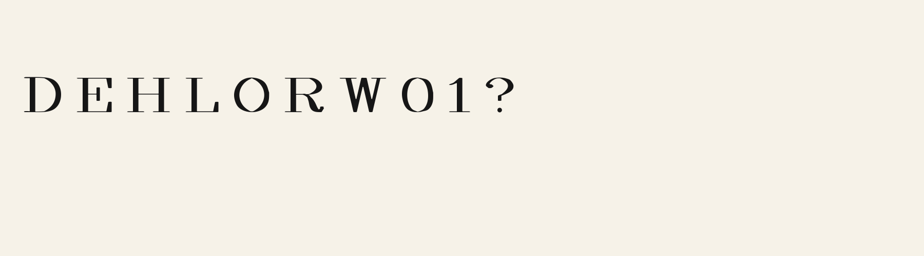 Atelier Wide alphabet specimen
