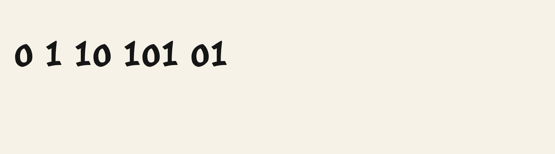 Graffiti Open Chisel numbers specimen