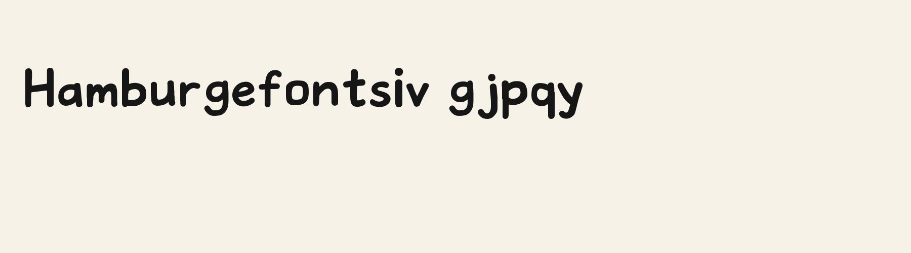 Kids Square Print lowercase specimen