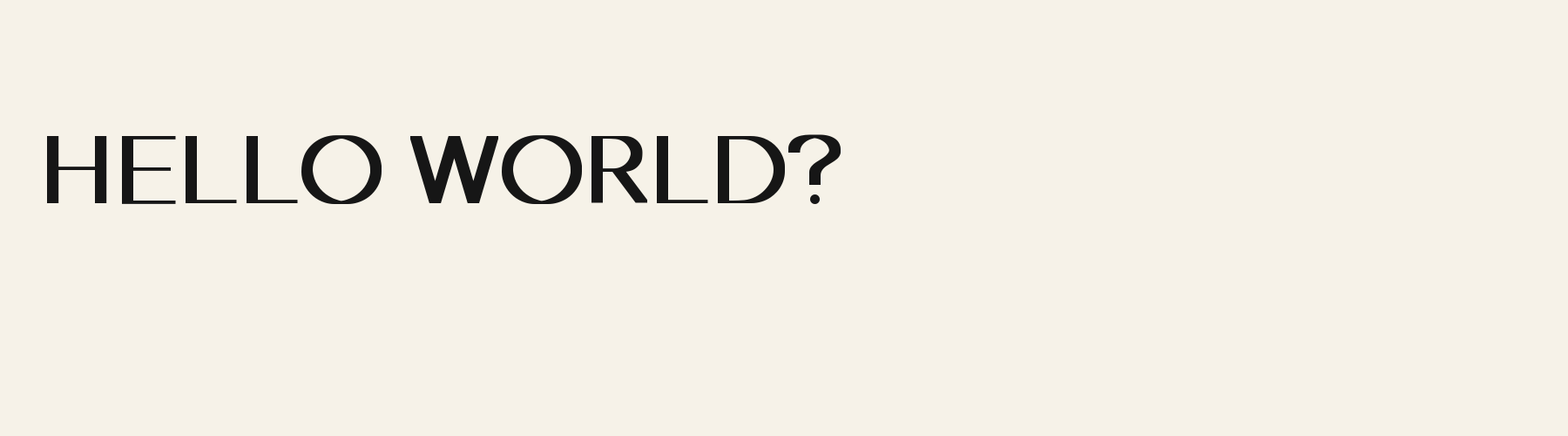 Terrace Deco pangram specimen