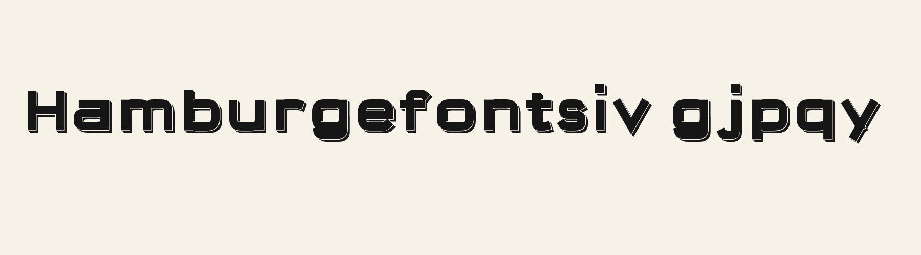 Block 3D lowercase specimen
