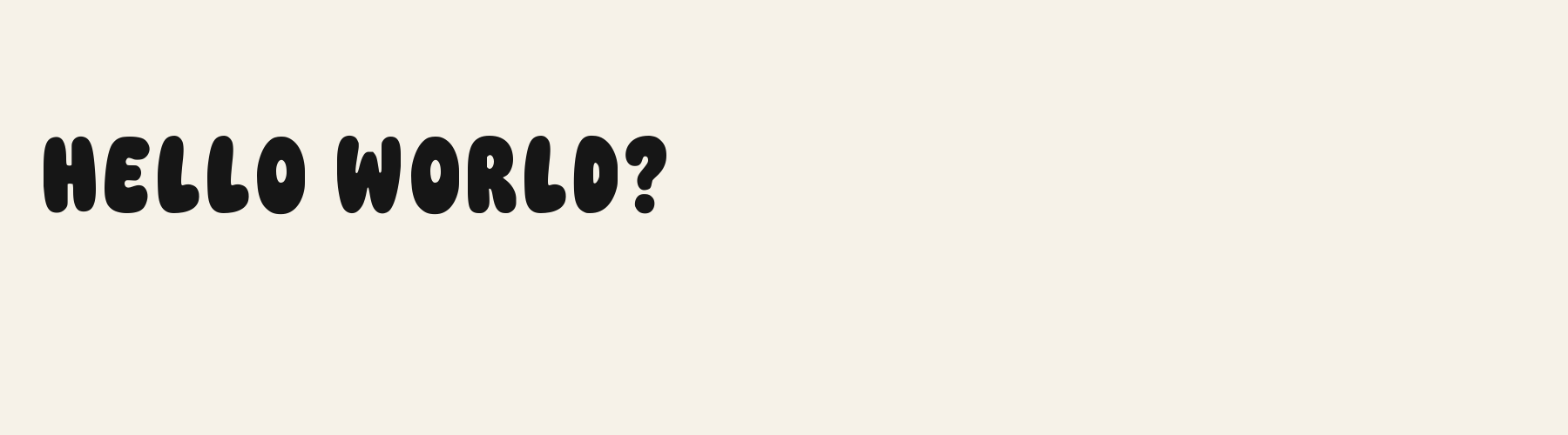 Dreamslug Grotesk pangram specimen