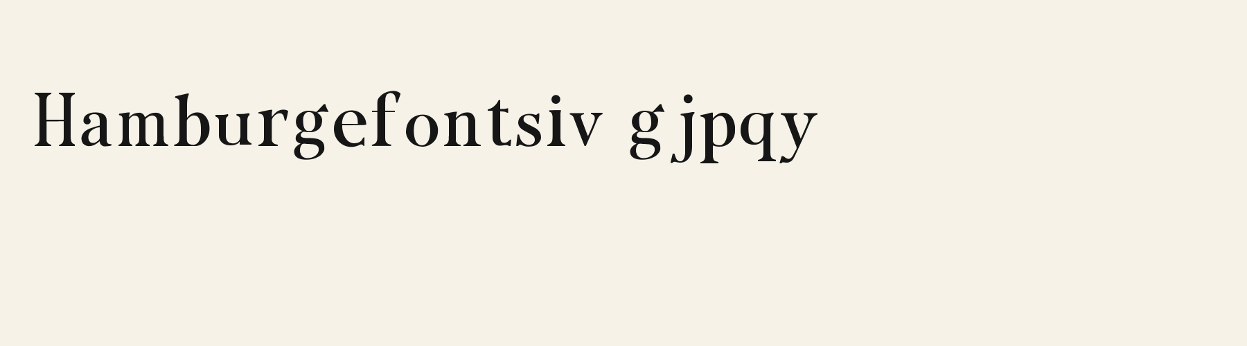 Deco Fan Serif lowercase specimen