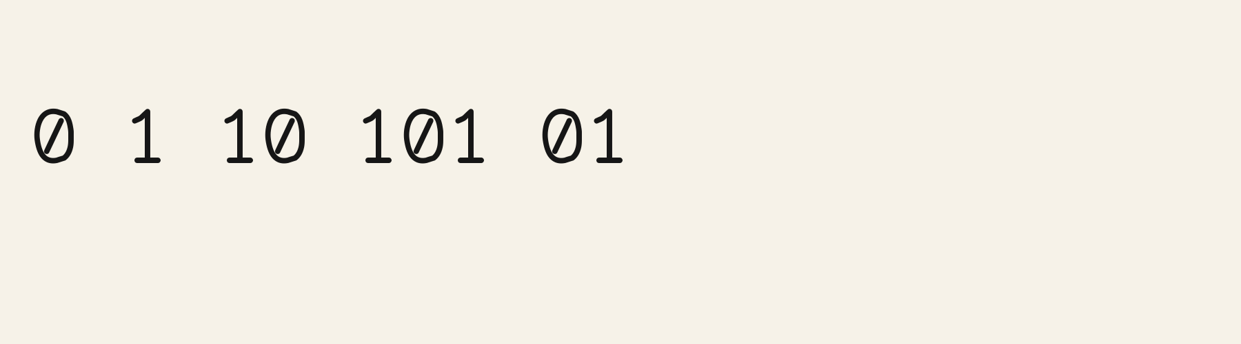 Terminal Line numbers specimen