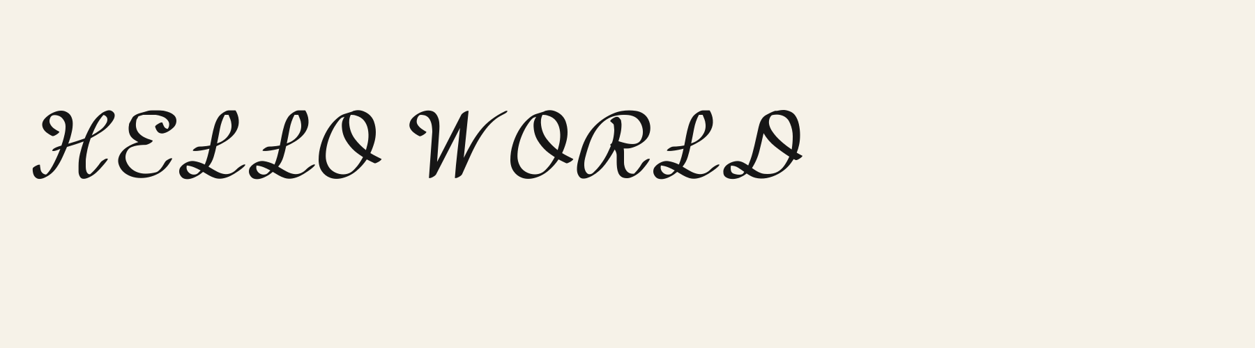 Ribbon Nib Script cover specimen