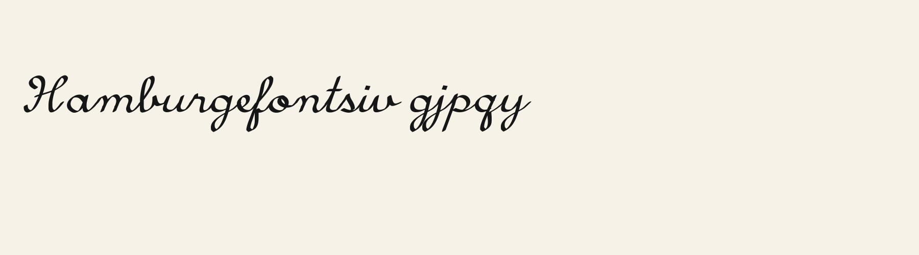 Ribbon Nib Script lowercase specimen