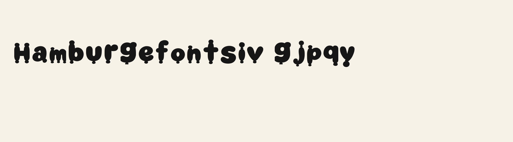 Bubble Balloon Party lowercase specimen