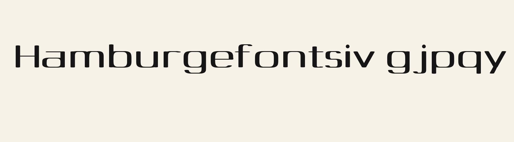 Mezzanine Deco lowercase specimen